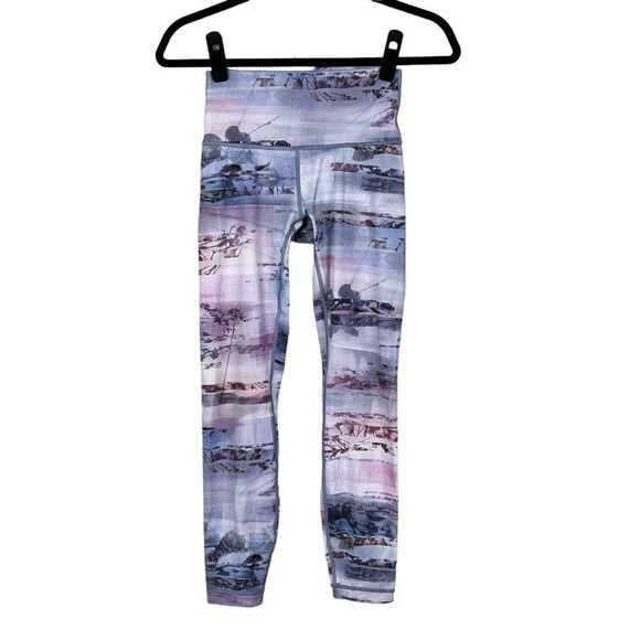 Lululemon Wunder Under High-Rise 7/8 Tight Sz 4 Pink Purple - Picture 2 of 8